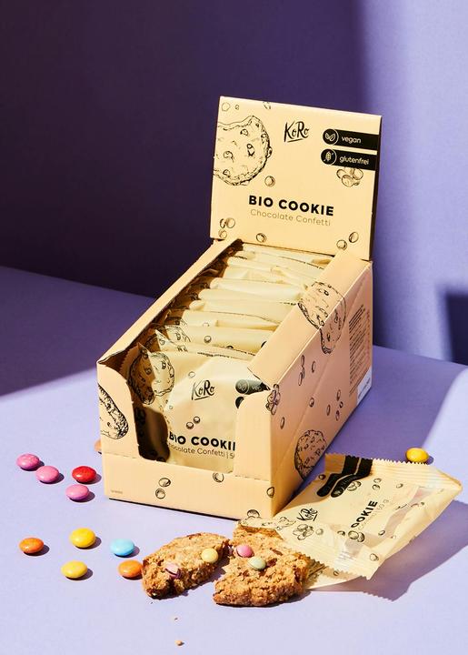 KoRo Organic biscuit with vanilla and colourful chocolate lentils (1 pcs., 600 g)