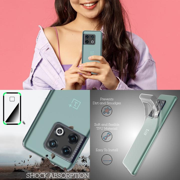 Image du produit Nalia Housse transparente en silicone (OnePlus 10 Pro)