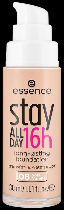 essence stay All Day 16h long-lasting Foundation (08 soft vanilla)
