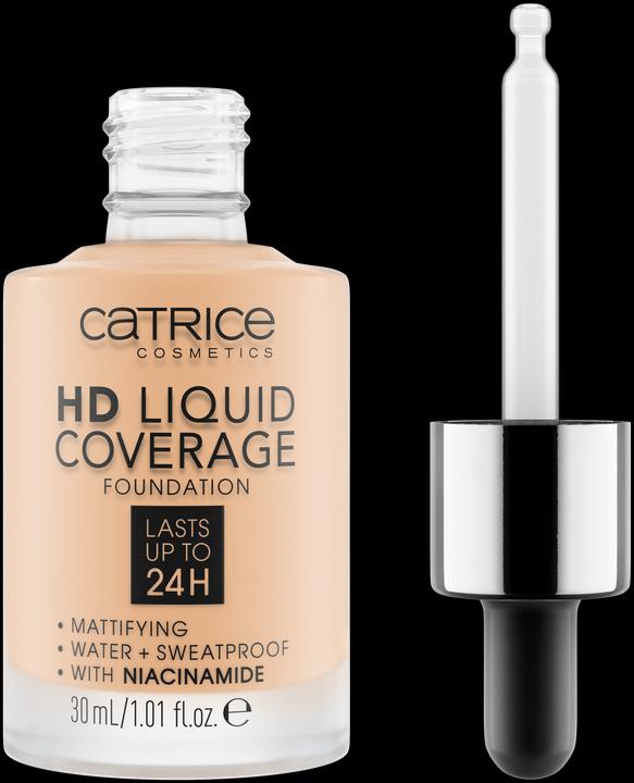 Actual product image Catrice Foundation HD Liquid Coverage 005 Ivory Beige (005 Ivory Beige)