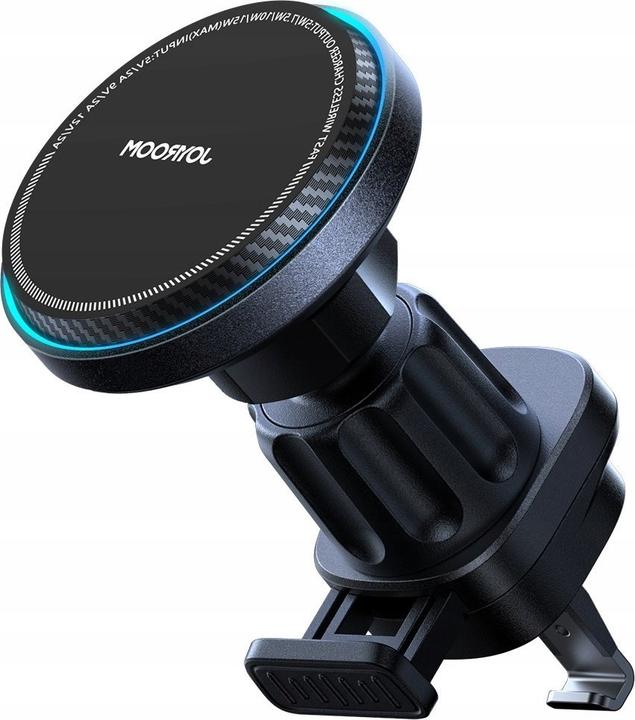 Produktbild Joyroom car phone holder with wireless charger (MagSafe compatible) for air vent - black (JR-ZS387)