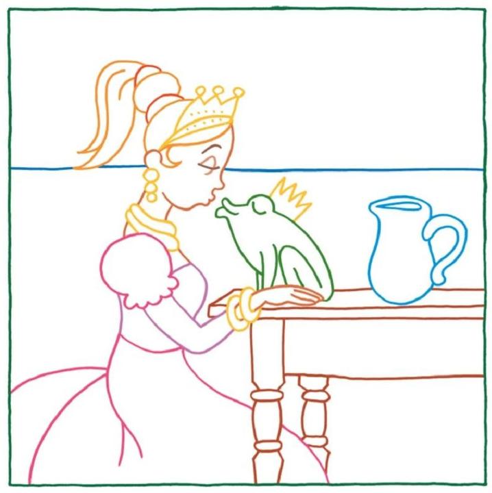 Image du produit Livre de coloriage en papier magique pour les filles