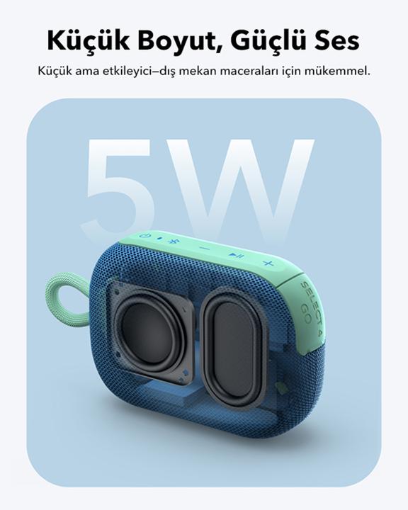 Produktbild soundcore Select 4 Go Mavi (18 h, Stromversorgung über USB)