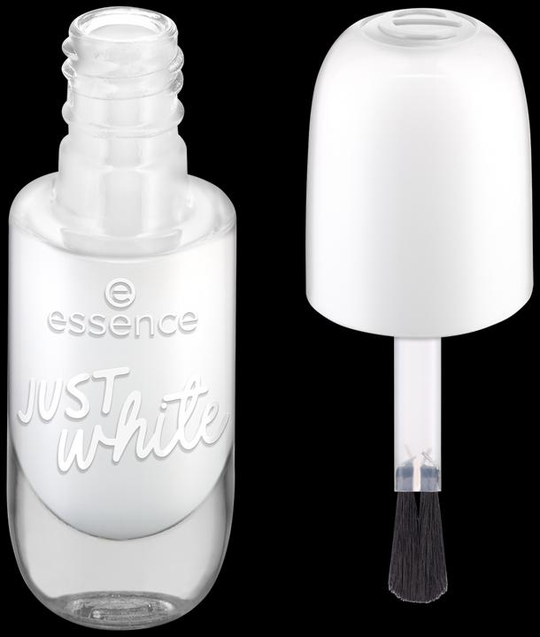 Actual product image essence gel nail (33 JUST white, Gel-Effect Nail Polish)