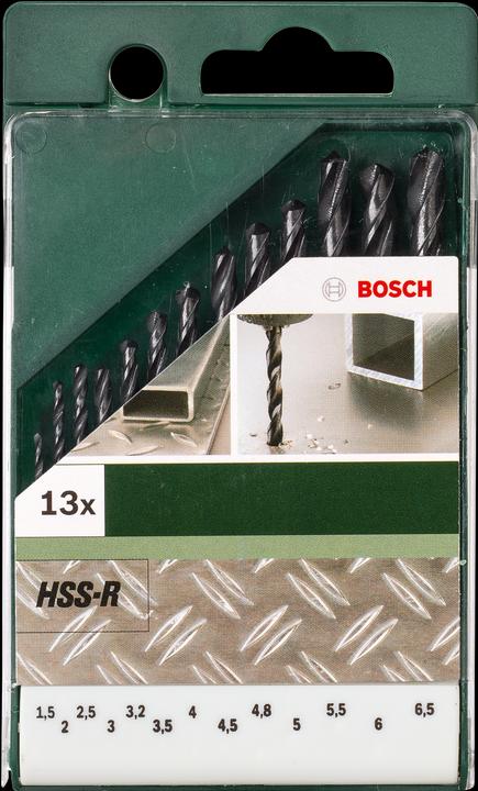 Immagine prodotto Bosch Professional Zubehör Set di punte da trapano per metallo (1,5 mm, 2 mm, 2,5 mm, 3 mm, 3,2 mm, 3,5 mm, 4 mm, 4,5 mm, 4,8 mm, 5 mm, 5,5 mm, 6 mm, 6,5 mm)