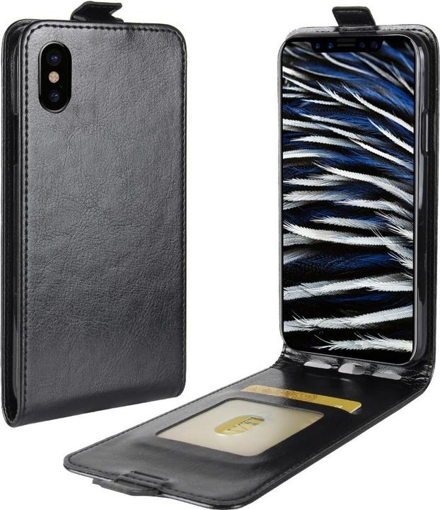 Immagine prodotto Cover-Discount Custodia a flip in pelle con tasca per foto verticale (Apple iPhone X, Apple iPhone XS)