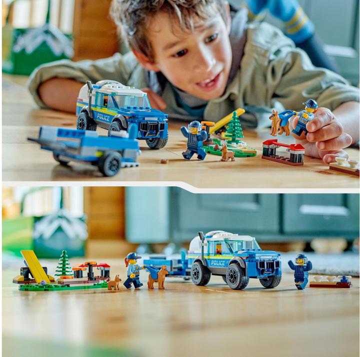 Immagine prodotto LEGO Addestramento mobile per cani poliziotto (60369, LEGO City)