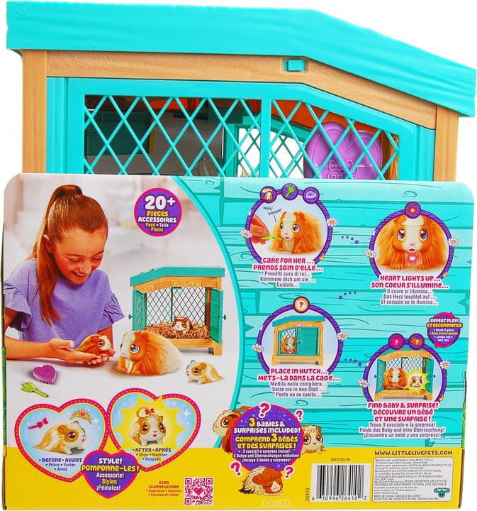 Produktbild Little Mama Surprise mit Stall und 3 Überraschungsbabys (33.10 cm)