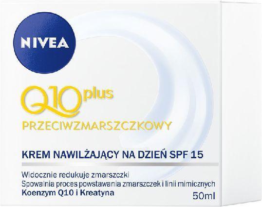 Produktbild NIVEA Q10 Power Moisturizing Anti-Wrinkle Face Cream SPF 15 50ml (50 ml, Tagescreme, SPF 15)