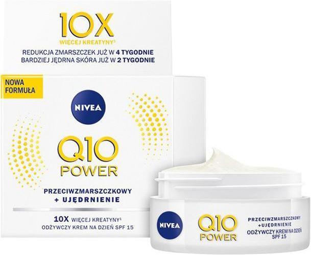 Produktbild NIVEA Q10 Power Moisturizing Anti-Wrinkle Face Cream SPF 15 50ml (50 ml, Tagescreme, SPF 15)