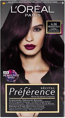 Image du produit Plum L'Oréal Préférence Teinture pour cheveux 4.26 Deep Cool Purple (4.26 Prune de minuit)