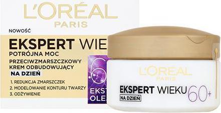 Immagine prodotto L'Oréal Paris L'Oréal Age Specialist Expert Age 60+ crema ricostituente antirughe per il giorno 50ml (50 ml, Crema da giorno)