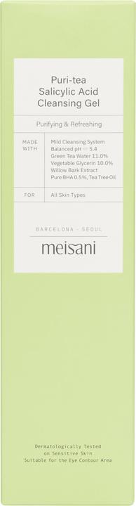Immagine prodotto Meisani Gel detergente all'acido salicilico Puri-tea (Gel, 150 ml)