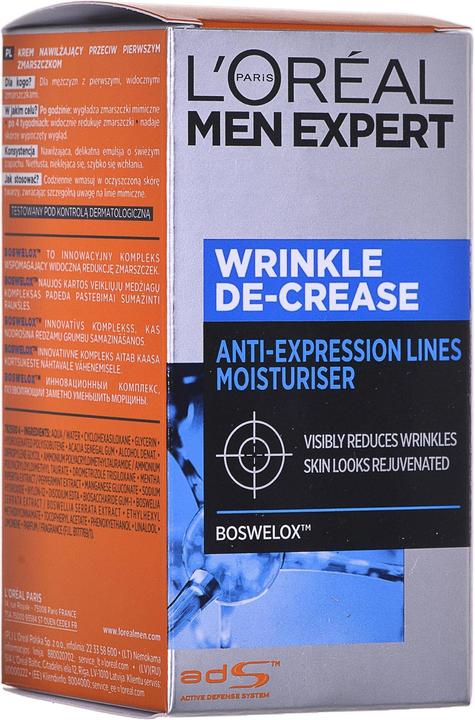Immagine prodotto L'Oréal Paris L'Oréal Men Expert Stop Wrinkles 35+ crema idratante antirughe 50ml (50 ml, Crema 24h)