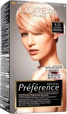Produktbild L'Oréal Paris L'Oreal Paris Recital Preference Hair Dye 9.23 Pure Rose (9.23 Pure Rose)