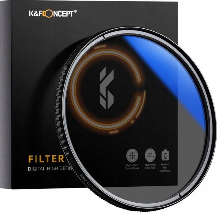 Produktbild K&F Concept filter Cpl polarizing filter K & f Hd Mc Slim C 49mm (Polarisationsfilter)