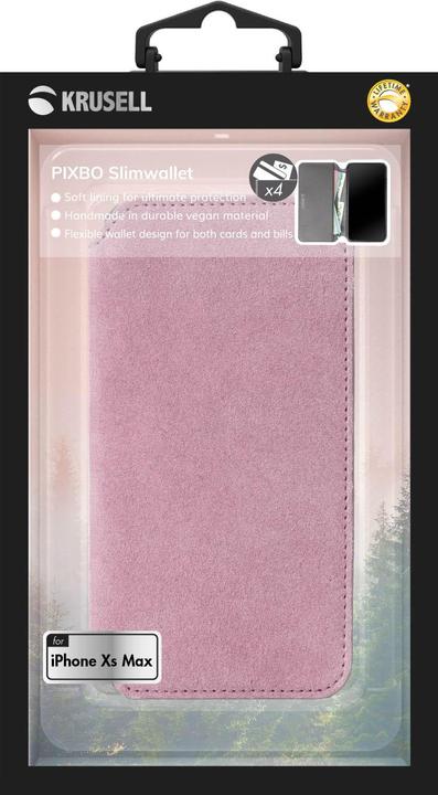 Produktbild Krusell Broby 4 Card SlimWallet Apple iPhone XS Max pink (Apple iPhone XS Max)