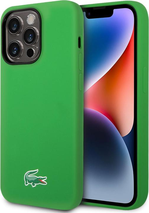 Image du produit Lacoste LCHMP14LSLON iPhone 14 Pro 6.1" zielony/green étui rigide Silicone MagSafe (Apple iPhone 14 Pro)