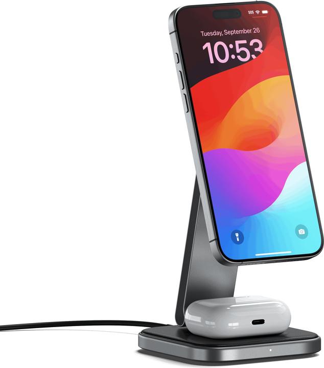 Satechi 2-in-1 Foldable Charging Stand (15 W)