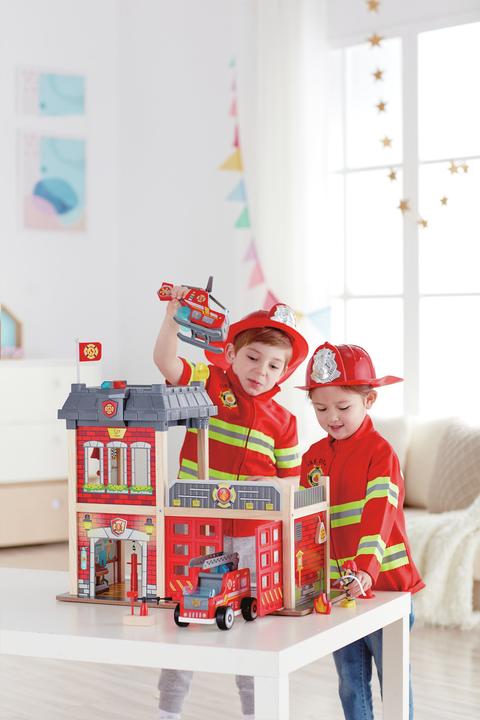 Actual product image Hape Big city fire station