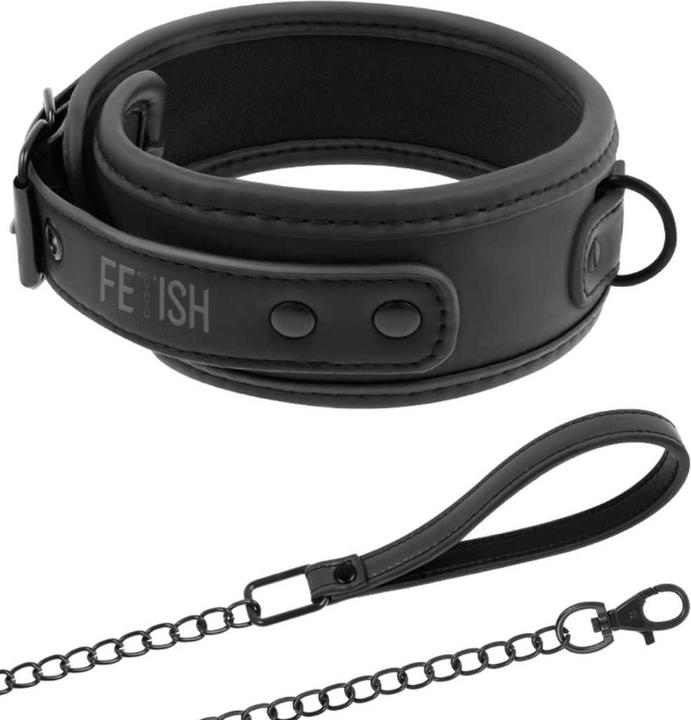 Produktbild Fetish submissive Halsband & Leine veganes Leder