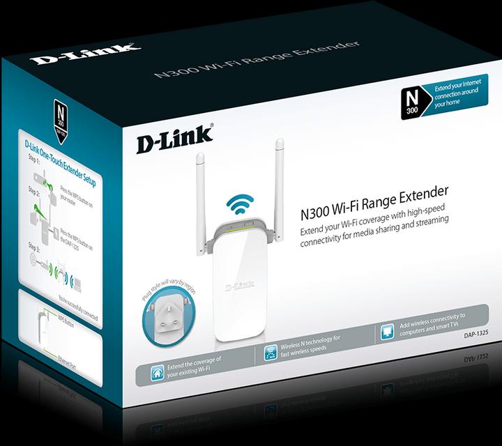 Produktbild D-Link DAP-1325 N300 Range Extender (300 Mbit/s, 300 Mbit/s)
