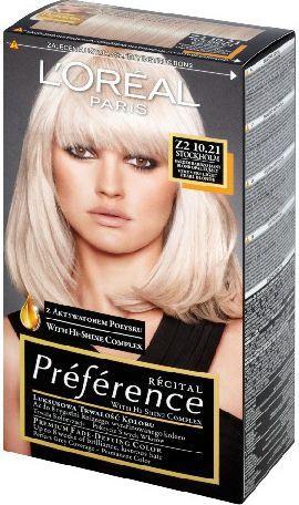 Image du produit L'Oréal Paris L'Oréal Preference hair dye Z2 10.21 Stockholm (Z2 10.21 Stockholm)