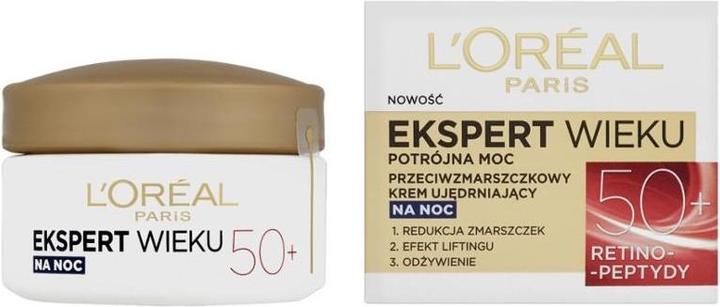 Actual product image L'Oréal Paris L'Oréal Age Specialist Expert Age 50+ night face cream 50ml (50 ml, Night cream)