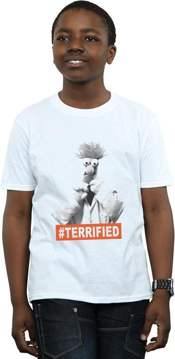 Immagine prodotto Disney The Muppets Beaker Terrified Maglietta Ragazzi (140, 146)