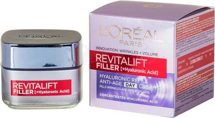 Image du produit L'Oréal Paris L'Oréal Revitalift Filler (HA) crème visage à l'acide hyaluronique 50ml (50 ml, Crème de jour)