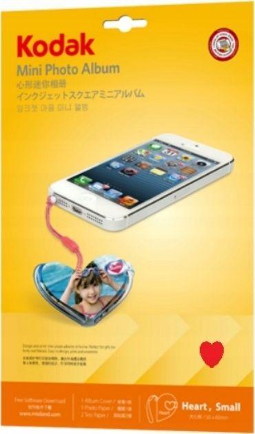 Actual product image Kodak Mini Photo Album 20 Photos Self Printing - Raudona Heart