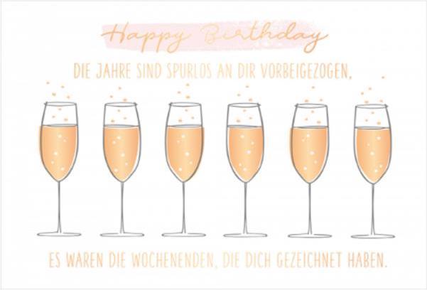 Actual product image Postcard unique Happy Birthday