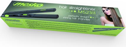 Produktbild Mesko Hair straightener Warranty 24 months, Ceramic heating system, 35 W, Black (Glätteisen)