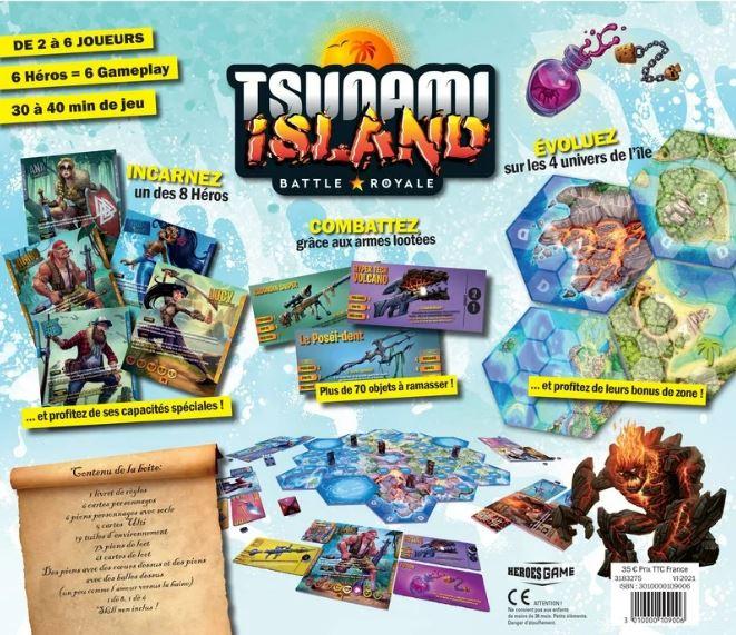 Actual product image Heroes Games Tsunami Island (French)