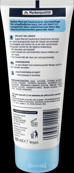 Produktbild dm Balea MED Handcreme pH 5,5 hautneutral (75 ml)
