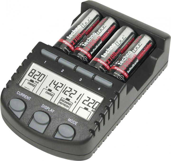 Technoline BC 700 (1 Stk., AAA, AA, 3000 mAh, Ladegerät ohne Akku)