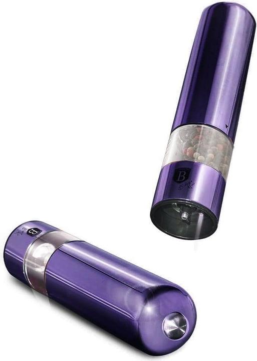 Actual product image BerlingerHaus Electric Mill Kit Berlinger House Bh-9289 Purple (Salt, Pepper)