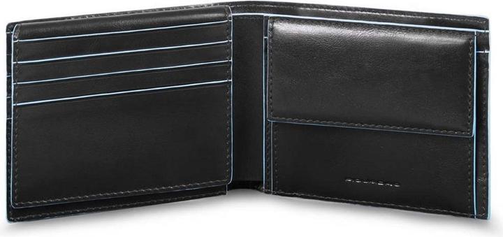 Image du produit Piquadro Blue Square - Portefeuille pour homme avec rabat, fenêtre d'identification et pochette à monnaie