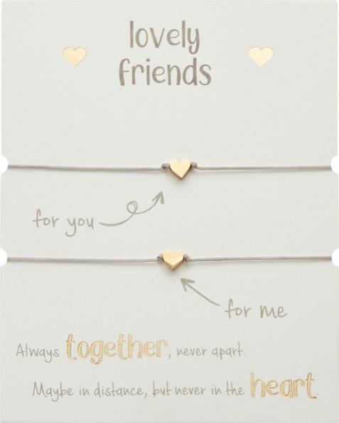 Produktbild HCA Armband,lovely friends,Herz.607316 (Edelstahl)