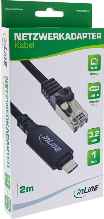 Immagine prodotto InLine Cavo adattatore di rete USB 3.2 (USB 3.2, RJ45 (1x))