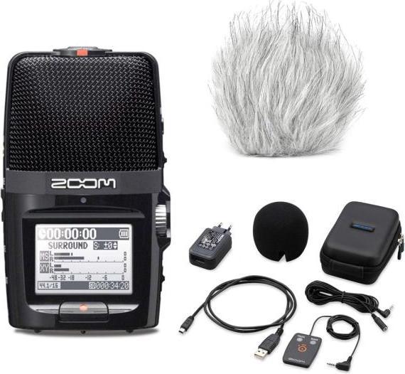 Produktbild Zoom H2n Recorder mit SPH-2n Zubehörset mit Windschutz (Handheld)