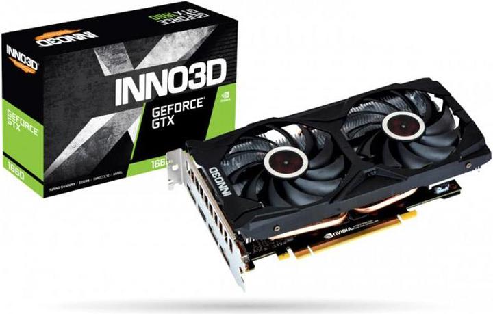 Produktbild Inno3D GeForce GTX 1660 Twin X2 LHR, 6144 MB GDDR5