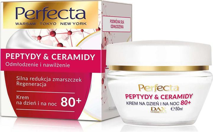 Produktbild Perfecta Peptides & Ceramides 80+ anti-wrinkle face cream 50ml (50 ml, Tagescreme)