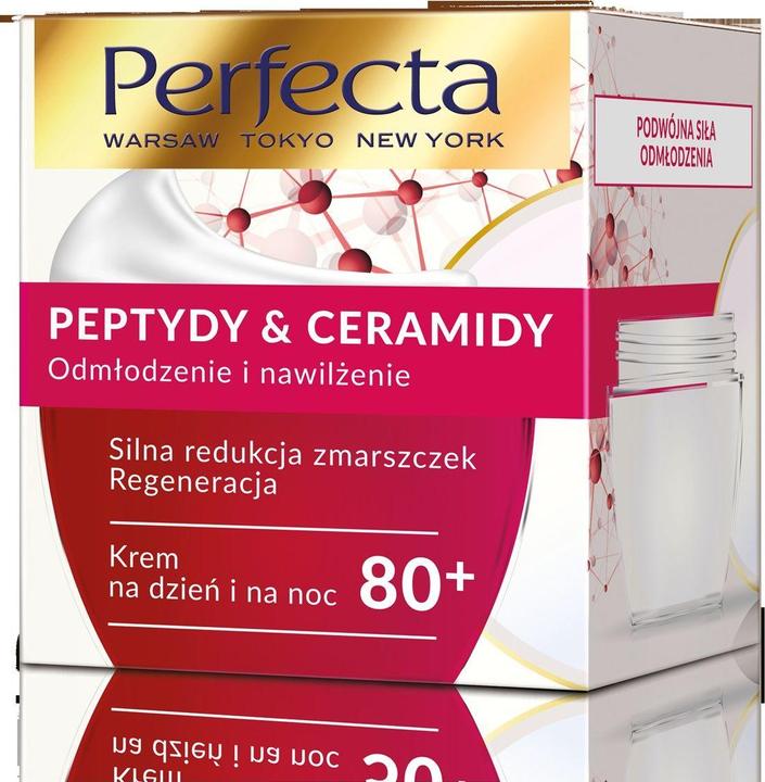 Produktbild Perfecta Peptides & Ceramides 80+ anti-wrinkle face cream 50ml (50 ml, Tagescreme)