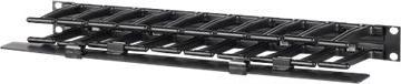 Actual product image APC Horizontal Cable Manager 1Ux4inch 10cm Deep SingleSided with Cover