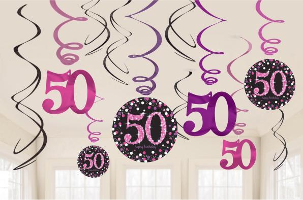 Immagine prodotto Amscan Decorazioni Rose 50 Anni "Joyeux Anniversaire