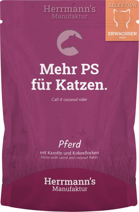 Immagine prodotto Herrmanns Selezione cavallo con carota (Senior, Adulto, 1 pz., 100 g)