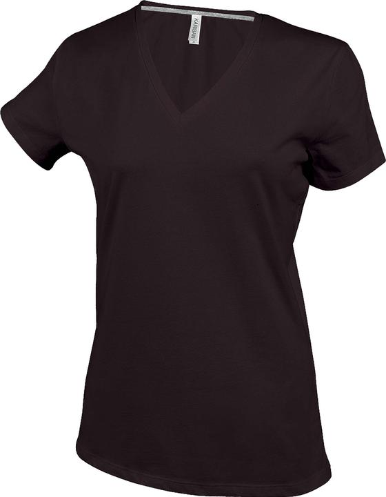 Produktbild Kariban schma geschnittenes damen-t-shirt v-ausschnitt (L)