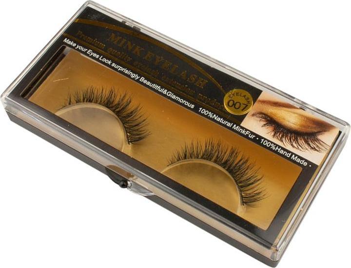 JTI Luxuriöse falsche Wimpern aus Nerzfell - #007 (Künstliche Wimpern)