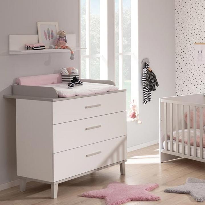 Actual product image Transland children's room Nils incl. 3-door wardrobe, cot and chest of drawers incl. changing unit